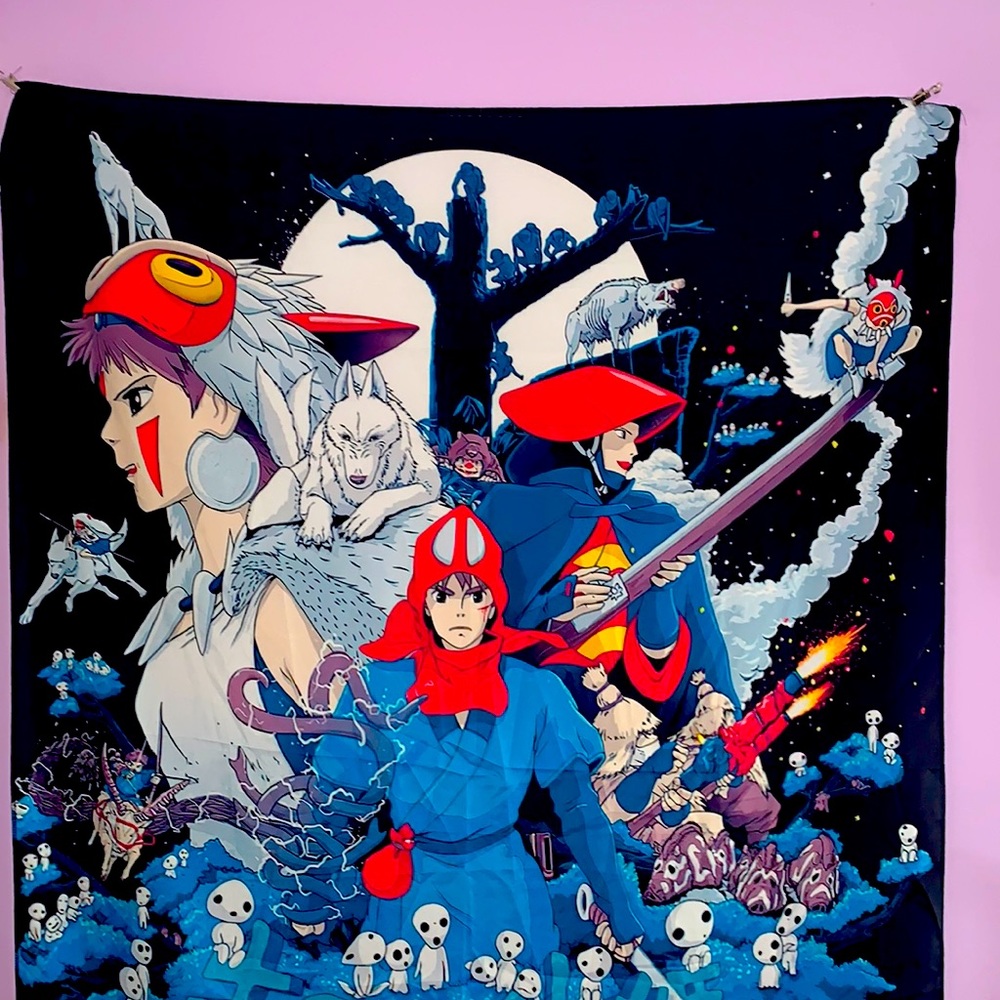 Studio ghibli tapestry
